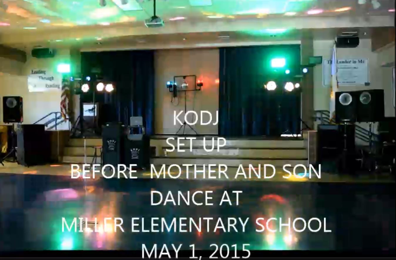 The KODJ Setup with lights - May 1st 2015